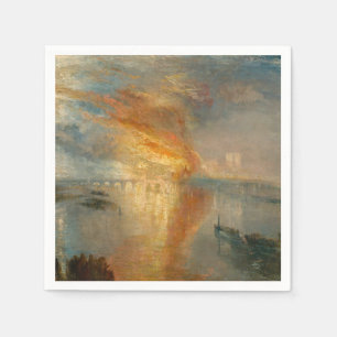 Guardanapo De Papel William Turner - The Burning of the Parliament