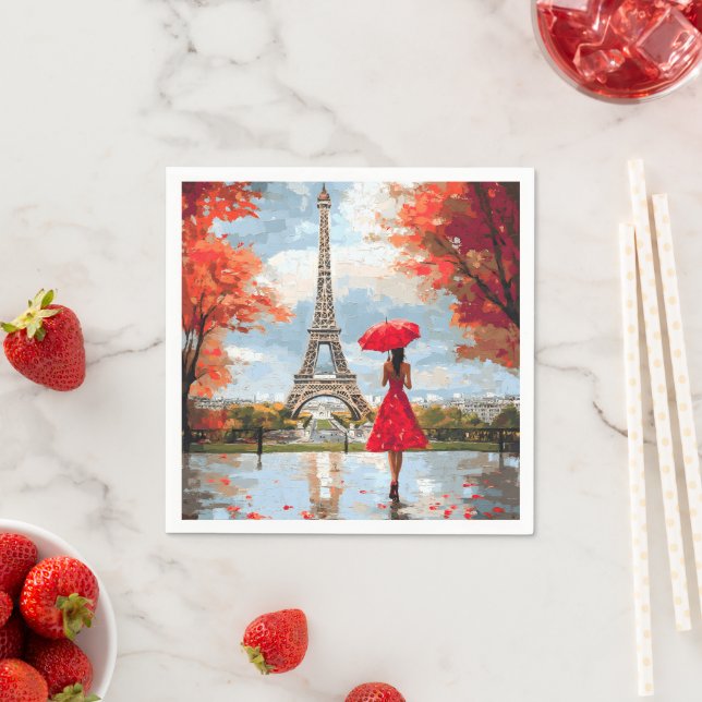Guardanapo De Papel Wind Romance Paris Chic Walk (Insitu)