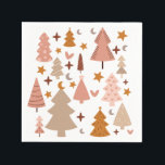 Guardanapo De Papel Winter Modern Boho Christmas<br><div class="desc">Eles são mais do que apenas um acessório de jantar; eles são um reflexo do seu gosto e amor únicos por todas as coisas bonitas. Peça a sua agora e deixe a mágica de Natal começar!</div>