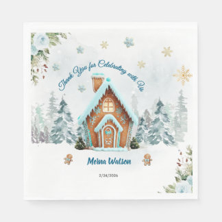 Guardanapo De Papel Winter wonderland Gingerbread