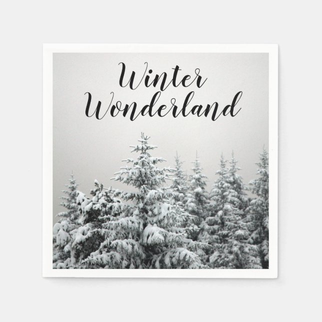 Guardanapo De Papel Winter Wonderland Party Napkins (Frente)