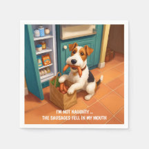 Wire Fox Terrier - I'm Not Naughty