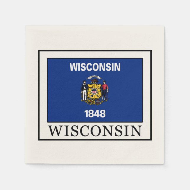 Guardanapo De Papel Wisconsin (Frente)