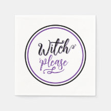 Witch Halloween Black Purple