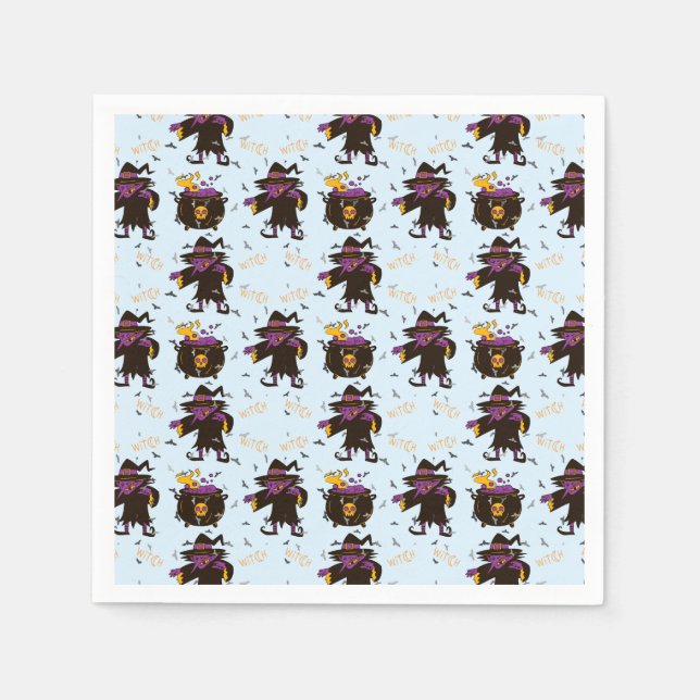 Guardanapo De Papel Witold Spooky Festa de Halloween Assustadora (Frente)