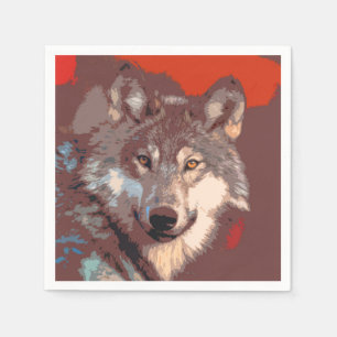 Guardanapo De Papel Wolf 042