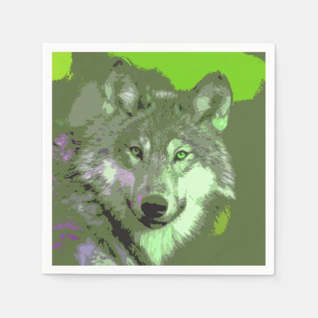 Guardanapo De Papel Wolf 046 (Frente)