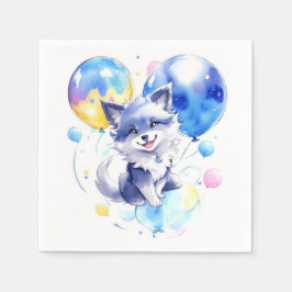 Guardanapo De Papel Wolf Birthday