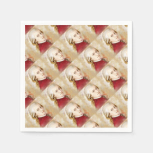 Guardanapo De Papel Wolfgang Amadeus Mozart na aguarela estilo