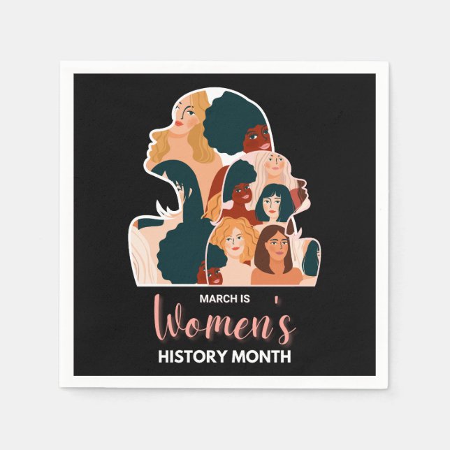 Guardanapo De Papel Women’s History Month (Frente)