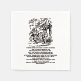 Guardanapo De Papel Wonderland Be What You Would Seem To Be Duchess