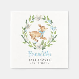 Guardanapo De Papel Woodland Baby Fawn Chá de fraldas