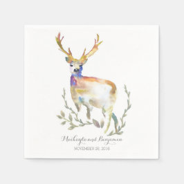 Guardanapo De Papel Woodland Deer Rustic
