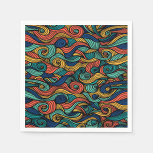 Guardanapo De Papel Wool Topped paisley