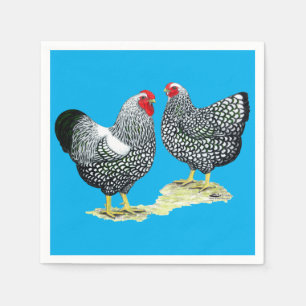 Guardanapo De Papel Wyandottes Prata-atou pares