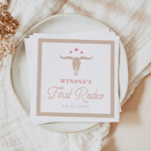 WYNONA Pink CowGirl First Rodeo Festa de aniversár