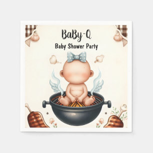 Guardanapo De Papel Xadrez Babyq Diversão Comida Bife Churrasco