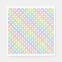 Xadrez Pastel Rainbow Gingham