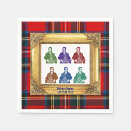 Guardanapo De Papel Xadrez Real Stewart Robert Burns 25 de janeiro Mul