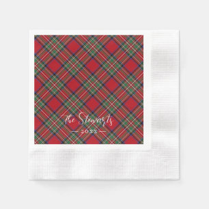 Guardanapo De Papel Xadrez russa - Livro Verde Stewart Tartan