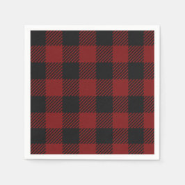 Guardanapo De Papel Xadrez Vermelho Russo Clássico de Buffalo | Verifi