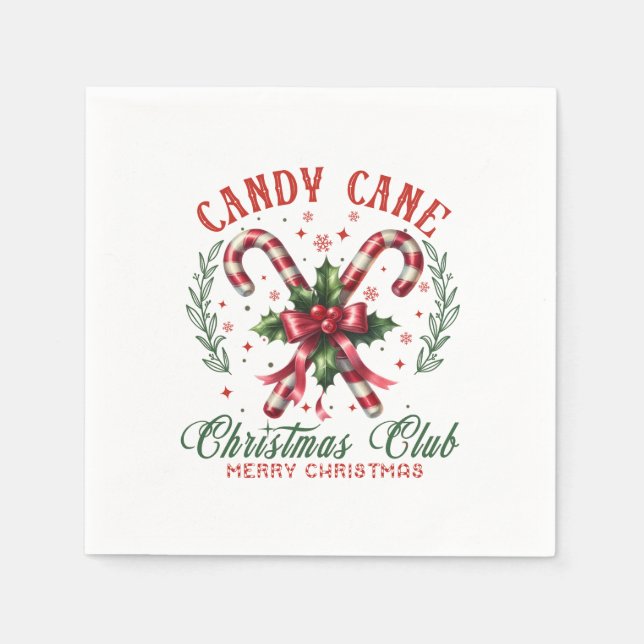 Guardanapo De Papel Xmas Gift Christmas Club (Frente)