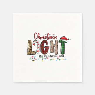 Guardanapo De Papel Xmas Gift Chritsmas Light Are My Favorite Color
