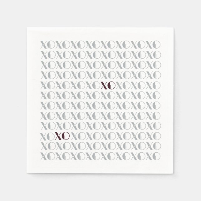 GUARDANAPO DE PAPEL XOXO (Frente)