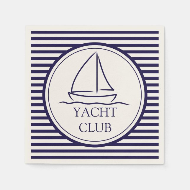 Guardanapo De Papel Yacht Club (Frente)