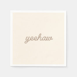 Guardanapo De Papel Yeehaw Corope Minha Primeira Festa de aniversário 