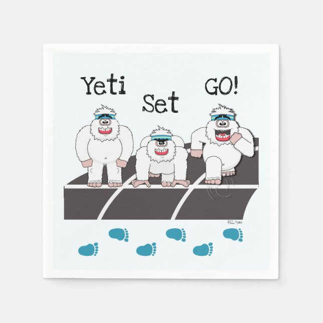 Guardanapo De Papel Yeti Set Go Napkins (Frente)