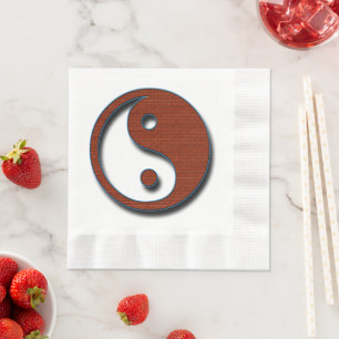 Guardanapo De Papel Yin Yang por Shirley Taylor
