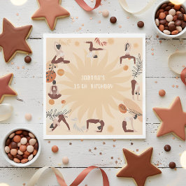 Guardanapo De Papel Yoga festa de aniversário