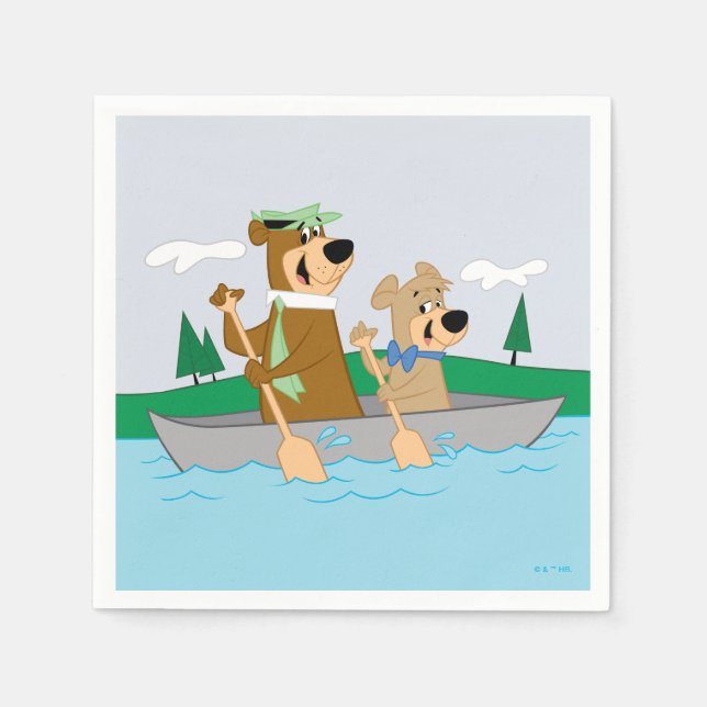 Guardanapo De Papel Yogi Bear e Boo Fund Adventure (Frente)