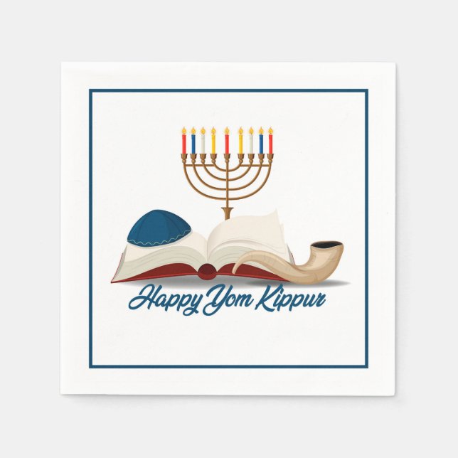 Guardanapo De Papel Yom Kippur (Frente)
