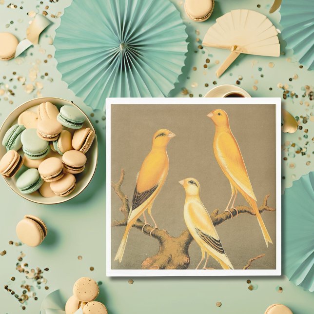 GUARDANAPO DE PAPEL YORKSHIRE CANARIES (Criador carregado)