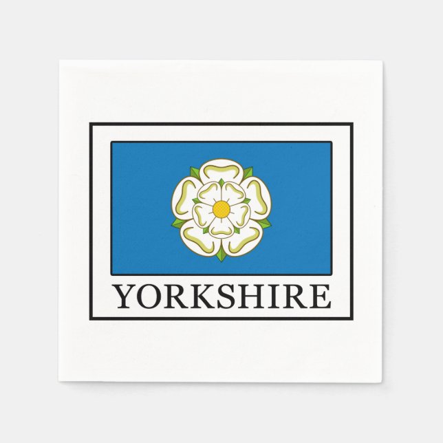 Guardanapo De Papel Yorkshire County Inglaterra (Frente)