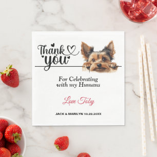 Guardanapo De Papel Yorkshire Terrier Paper Napkin