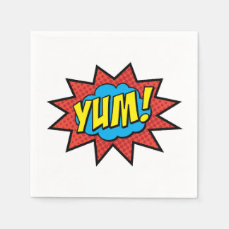 Guardanapo De Papel YUM Cocktail Napkin Vermelho