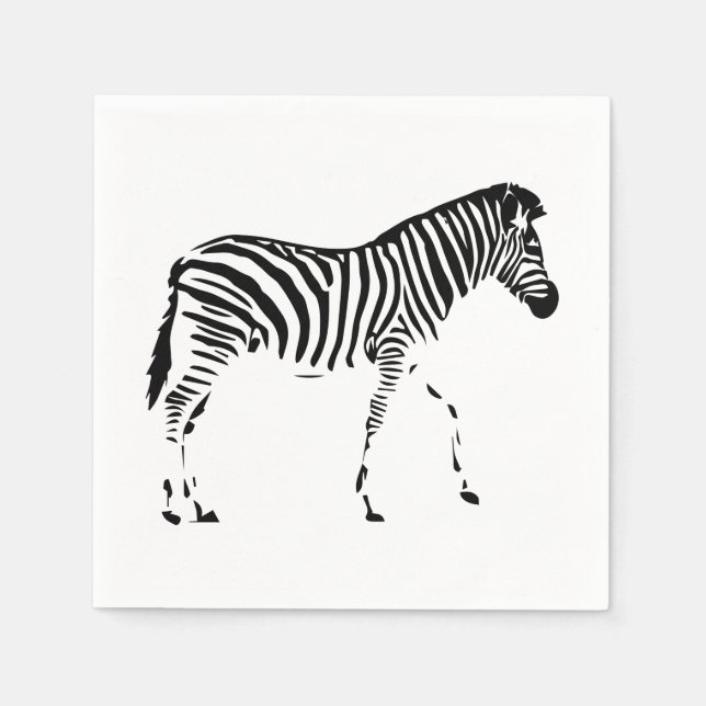 Guardanapo De Papel Zebra (Frente)