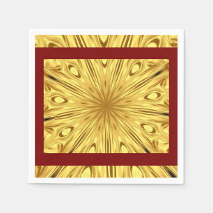 Guardanapo De Papel Zenite Dourada Redemoinho Opulento Luxo Dourado Ca