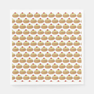 Guardanapo De Papel Zeppole Itália Pastelaria Fritada