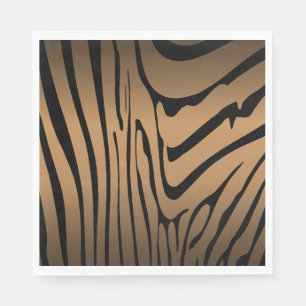 Guardanapo De Papel Zesty Zebra Brown