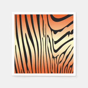 Guardanapo De Papel Zesty Zebra Orange
