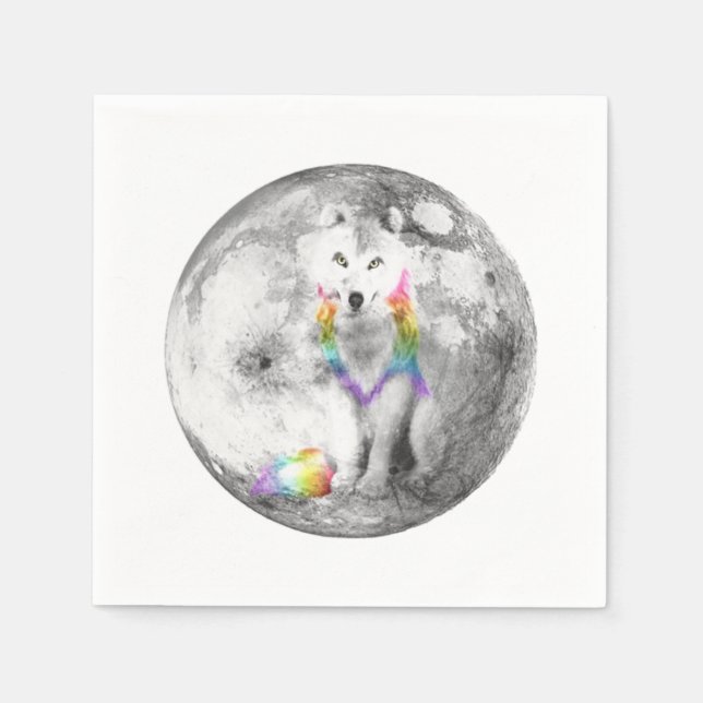 Guardanapo De Papel Zidika Wolf Classic (Frente)