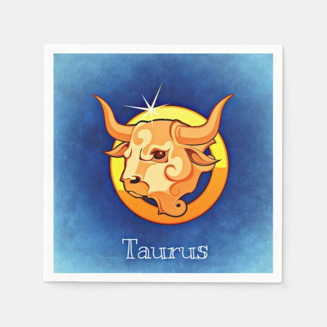 Guardanapo De Papel Zodiac_Sign_Taurus (Frente)