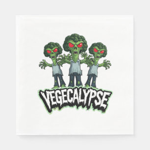 Guardanapo De Papel Zombie Broccoli - Vegecalipse