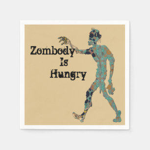 Guardanapo De Papel Zombie Está Com Fome