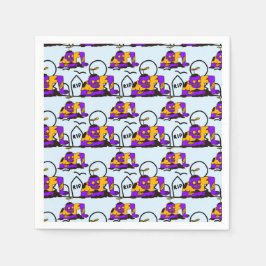 Guardanapo De Papel Zombies assustadores Festa de Halloween