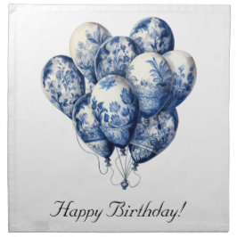 Guardanapo Delft Blue Balloons personalizáveis